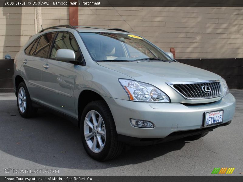 Bamboo Pearl / Parchment 2009 Lexus RX 350 AWD