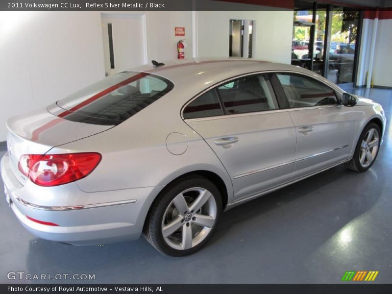 Reflex Silver Metallic / Black 2011 Volkswagen CC Lux