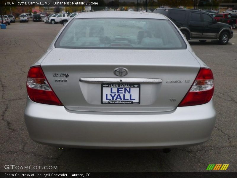 Lunar Mist Metallic / Stone 2004 Toyota Camry LE V6