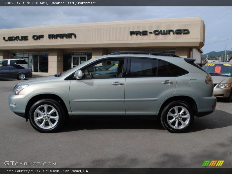 Bamboo Pearl / Parchment 2009 Lexus RX 350 AWD