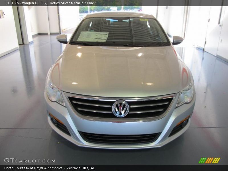Reflex Silver Metallic / Black 2011 Volkswagen CC Lux