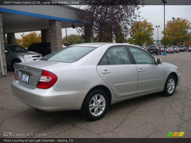 Lunar Mist Metallic / Stone 2004 Toyota Camry LE V6