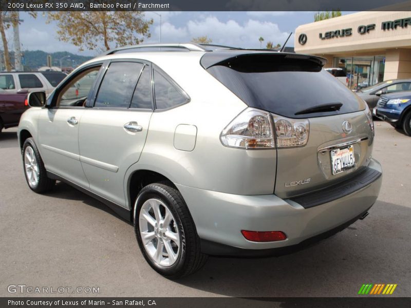 Bamboo Pearl / Parchment 2009 Lexus RX 350 AWD