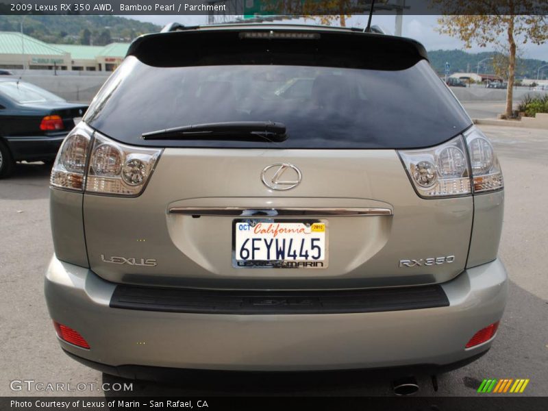 Bamboo Pearl / Parchment 2009 Lexus RX 350 AWD