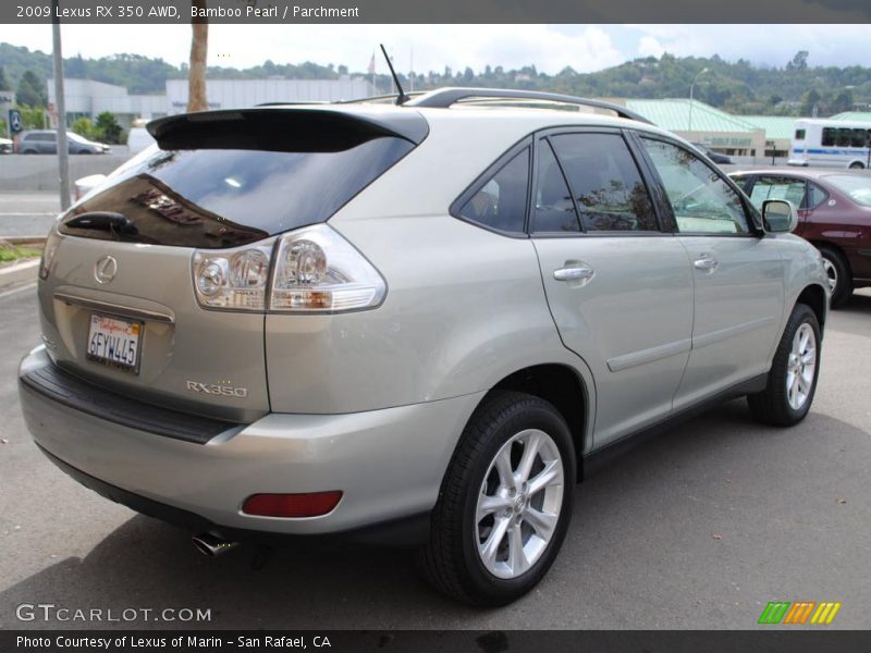 Bamboo Pearl / Parchment 2009 Lexus RX 350 AWD