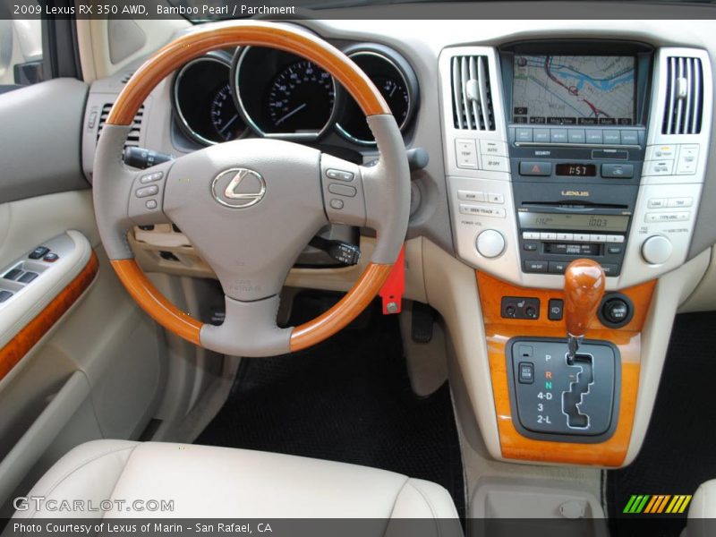 Bamboo Pearl / Parchment 2009 Lexus RX 350 AWD