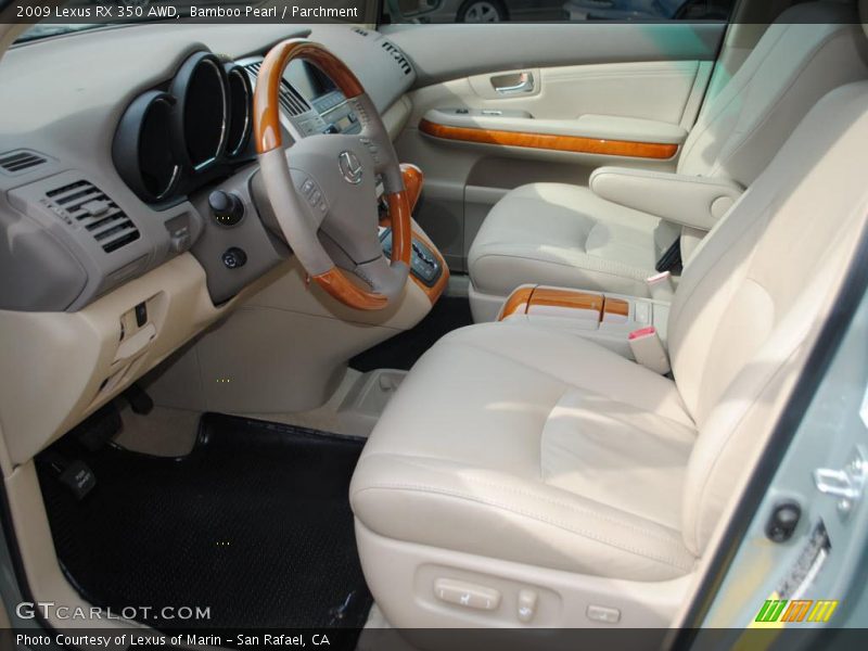 Bamboo Pearl / Parchment 2009 Lexus RX 350 AWD