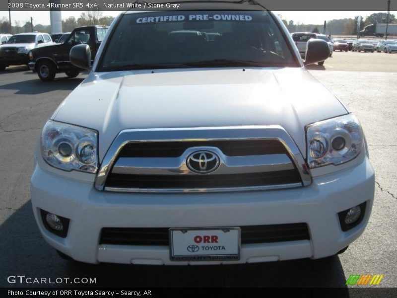 Natural White / Stone Gray 2008 Toyota 4Runner SR5 4x4