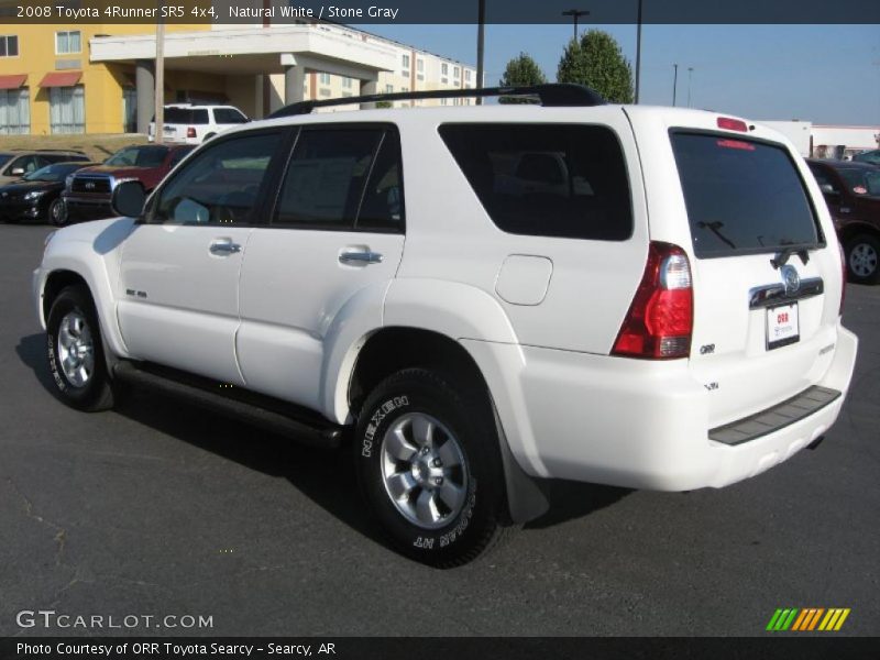 Natural White / Stone Gray 2008 Toyota 4Runner SR5 4x4