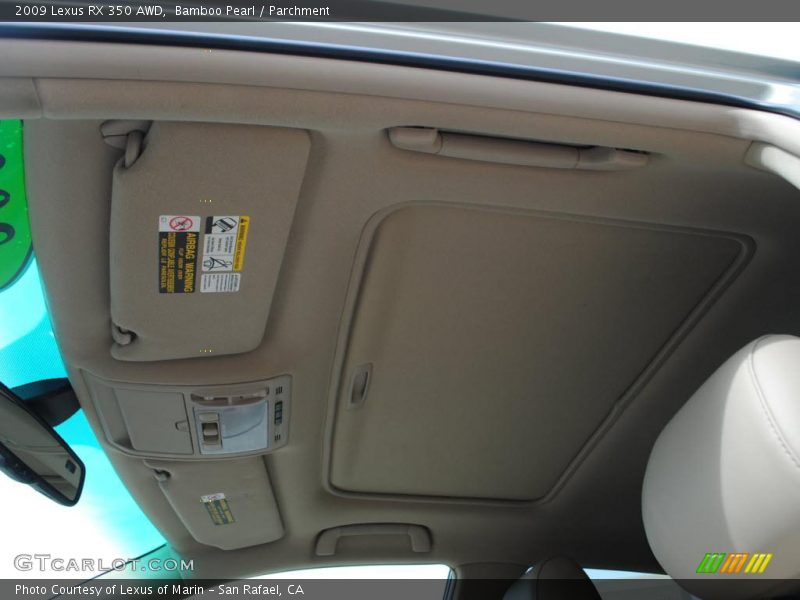 Bamboo Pearl / Parchment 2009 Lexus RX 350 AWD