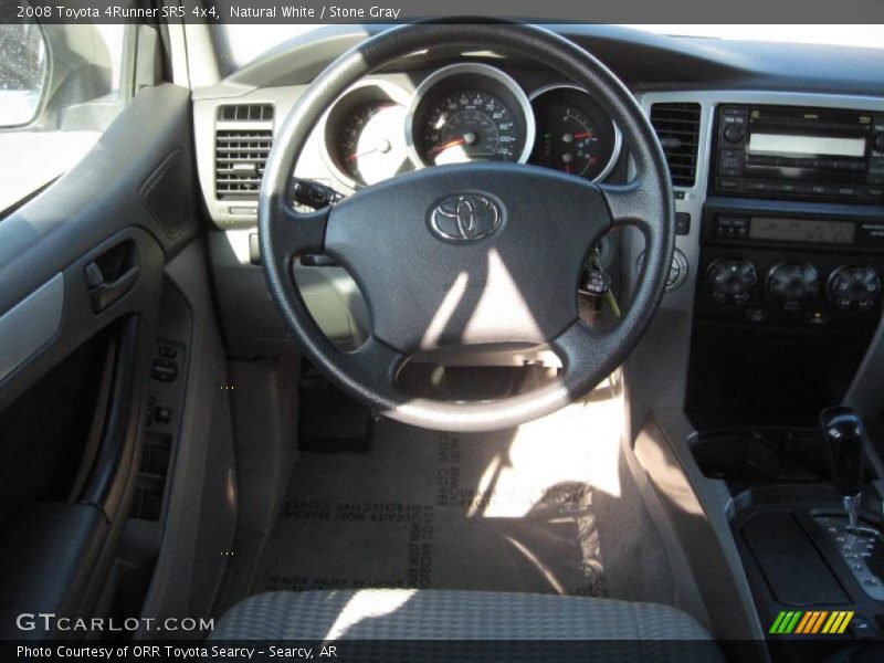 Natural White / Stone Gray 2008 Toyota 4Runner SR5 4x4