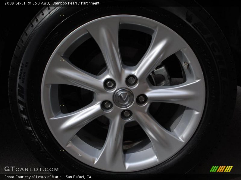 Bamboo Pearl / Parchment 2009 Lexus RX 350 AWD