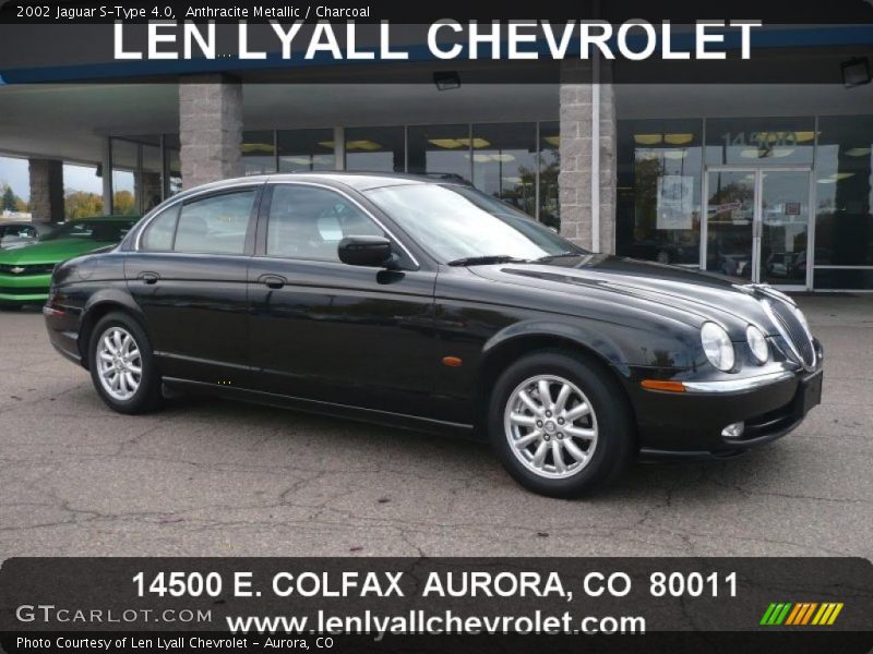 Anthracite Metallic / Charcoal 2002 Jaguar S-Type 4.0