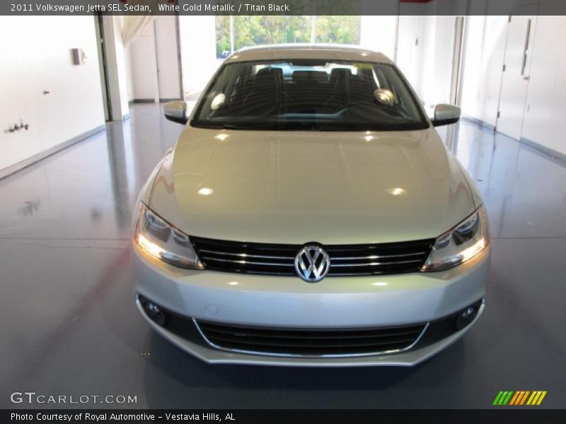 White Gold Metallic / Titan Black 2011 Volkswagen Jetta SEL Sedan
