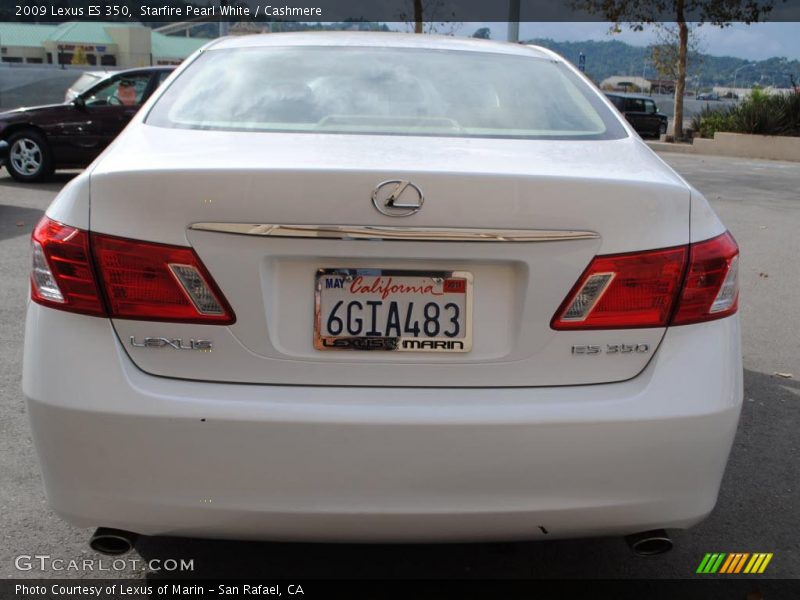 Starfire Pearl White / Cashmere 2009 Lexus ES 350