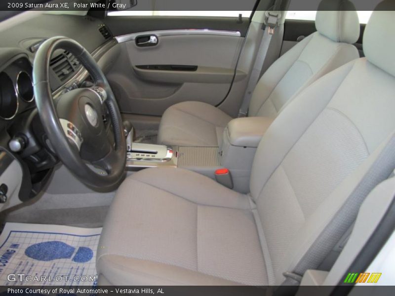  2009 Aura XE Gray Interior