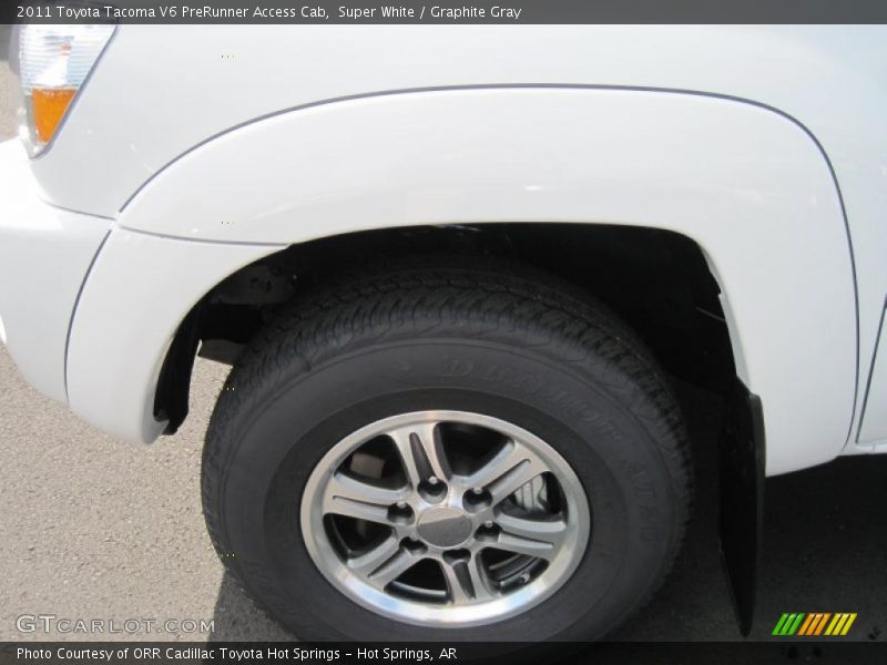 Super White / Graphite Gray 2011 Toyota Tacoma V6 PreRunner Access Cab