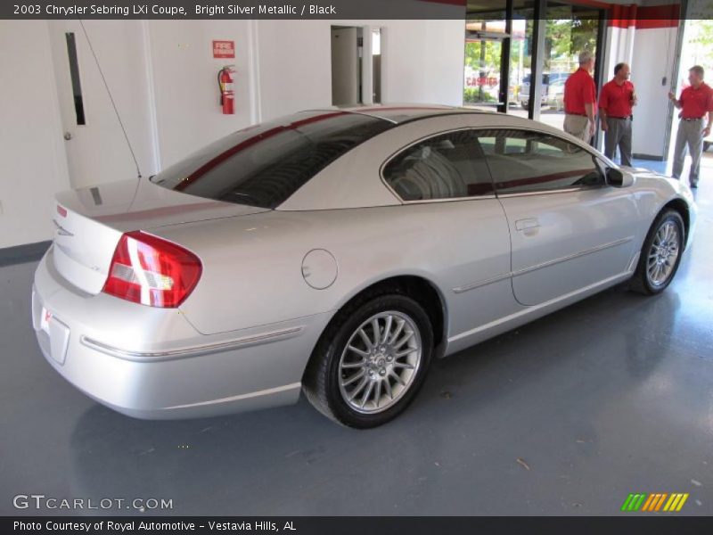 Bright Silver Metallic / Black 2003 Chrysler Sebring LXi Coupe
