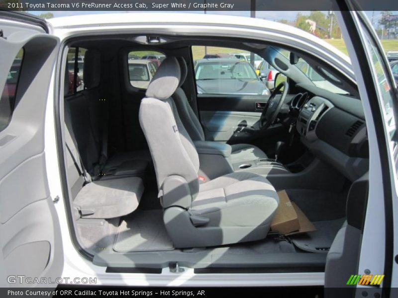  2011 Tacoma V6 PreRunner Access Cab Graphite Gray Interior