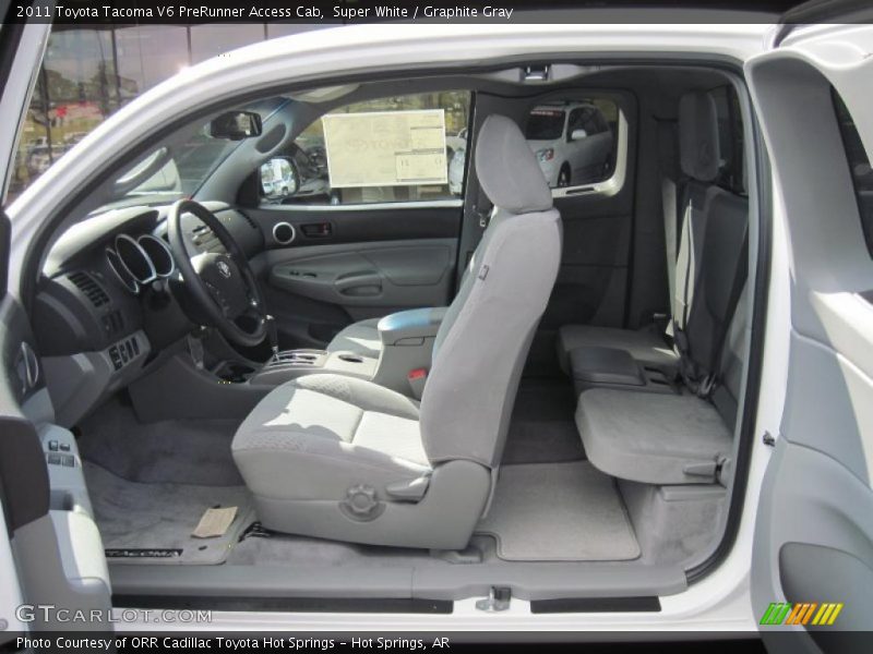 Graphite Gray Interior - 2011 Tacoma V6 PreRunner Access Cab 