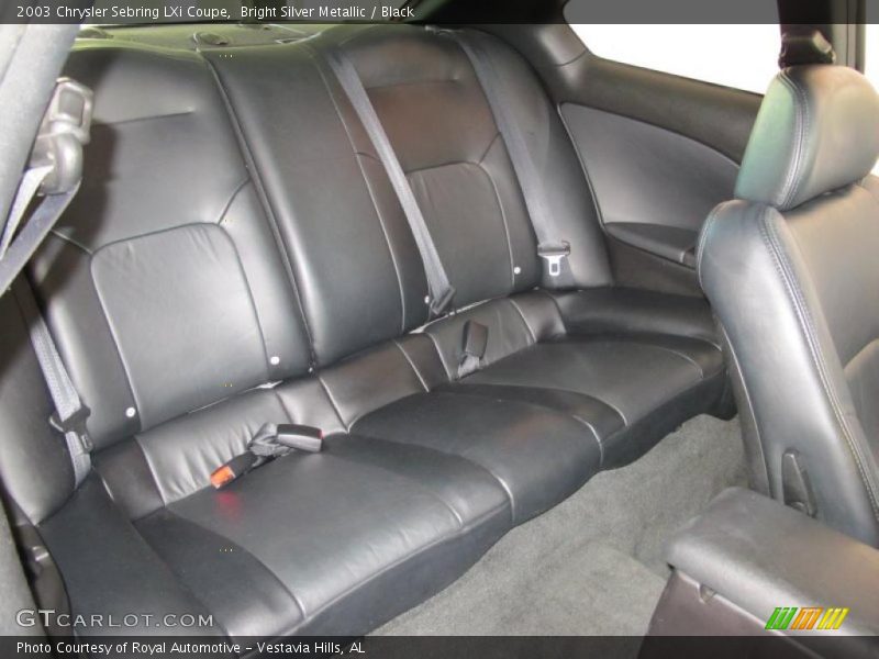  2003 Sebring LXi Coupe Black Interior