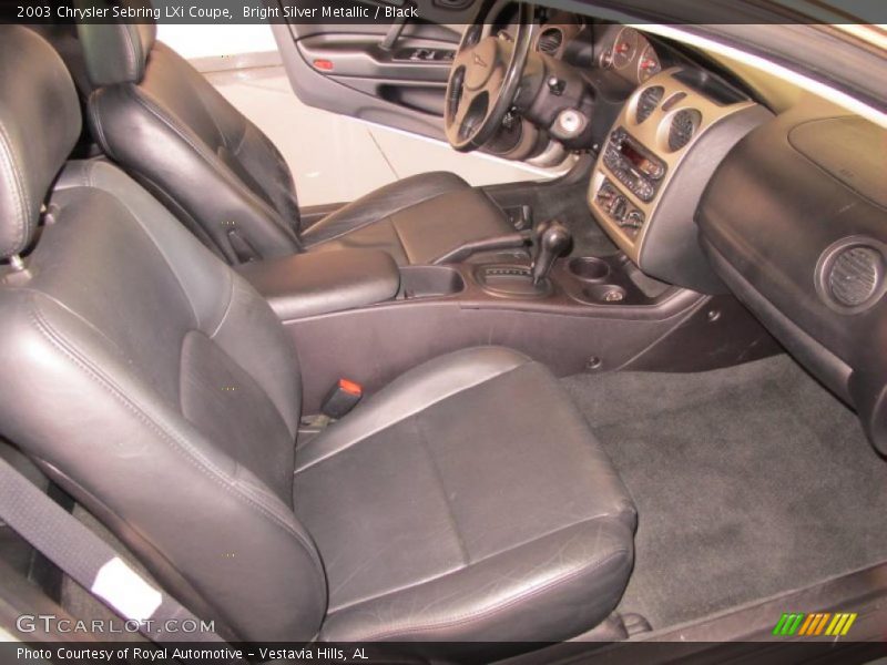  2003 Sebring LXi Coupe Black Interior