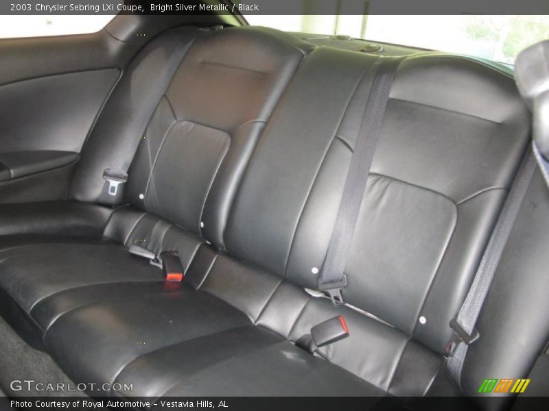  2003 Sebring LXi Coupe Black Interior