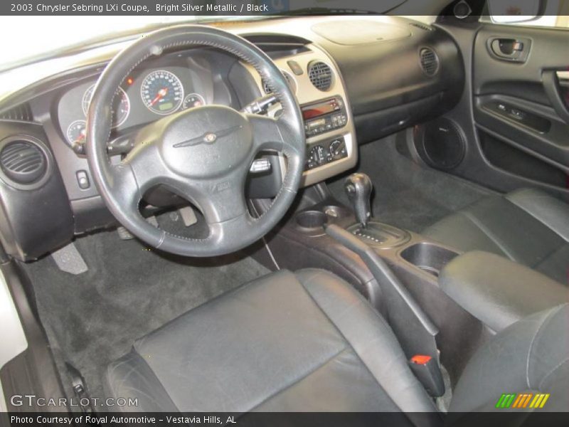 Black Interior - 2003 Sebring LXi Coupe 