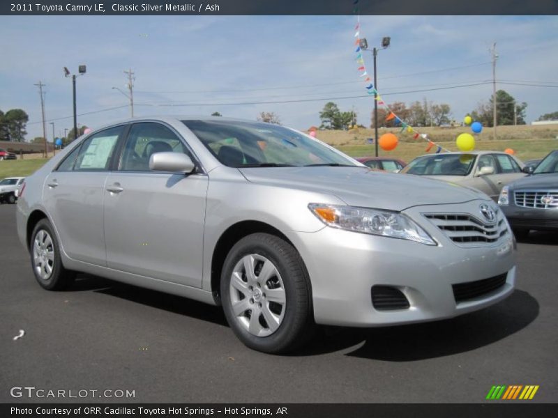 Classic Silver Metallic / Ash 2011 Toyota Camry LE