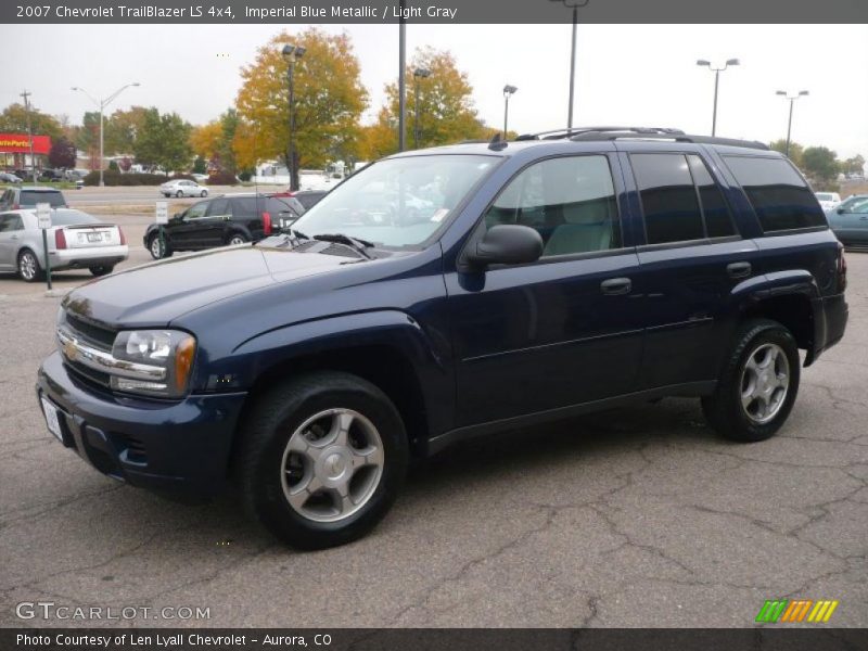Imperial Blue Metallic / Light Gray 2007 Chevrolet TrailBlazer LS 4x4