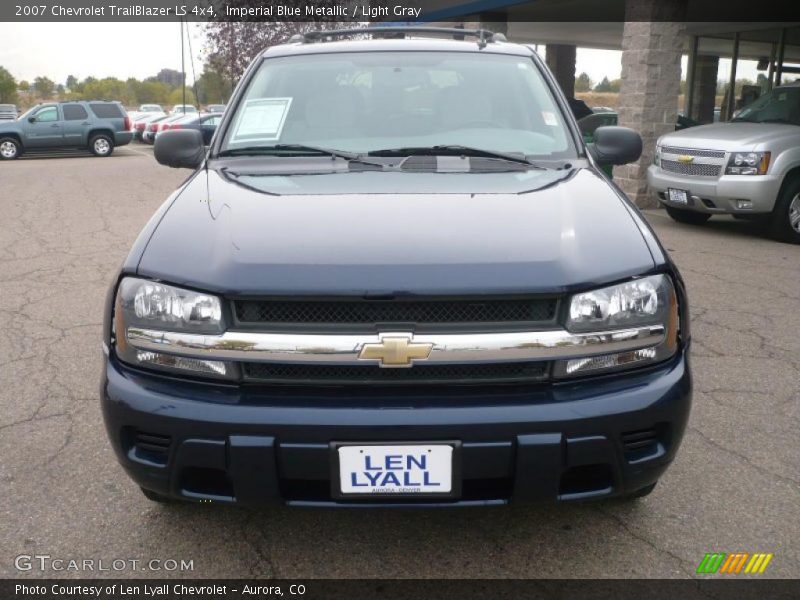 Imperial Blue Metallic / Light Gray 2007 Chevrolet TrailBlazer LS 4x4