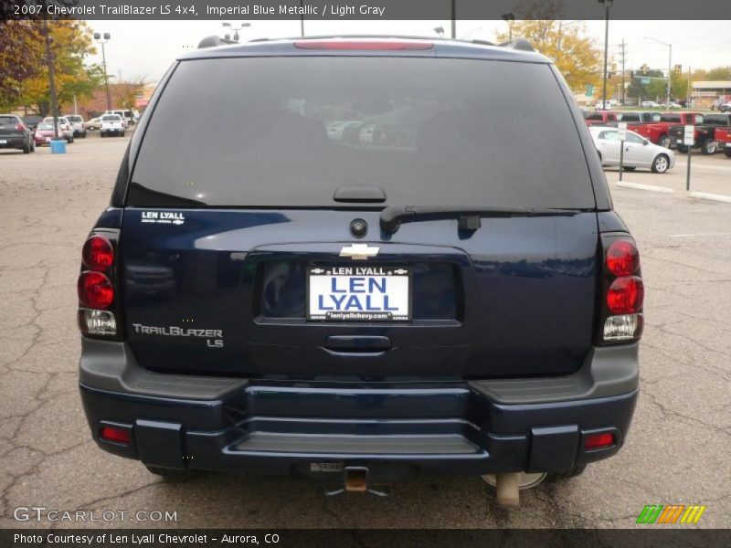 Imperial Blue Metallic / Light Gray 2007 Chevrolet TrailBlazer LS 4x4