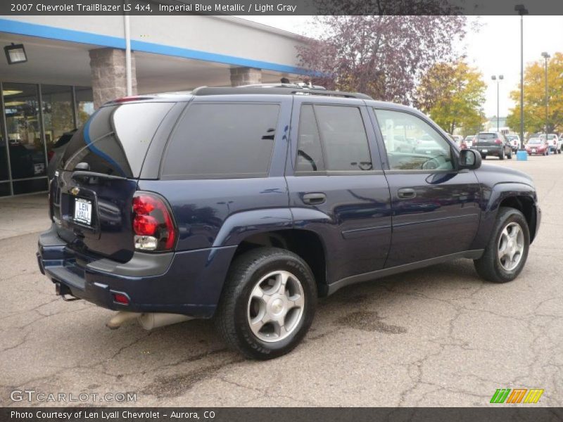 Imperial Blue Metallic / Light Gray 2007 Chevrolet TrailBlazer LS 4x4