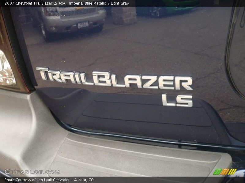Imperial Blue Metallic / Light Gray 2007 Chevrolet TrailBlazer LS 4x4
