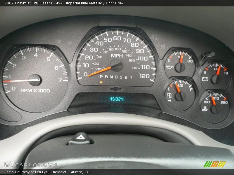 Imperial Blue Metallic / Light Gray 2007 Chevrolet TrailBlazer LS 4x4