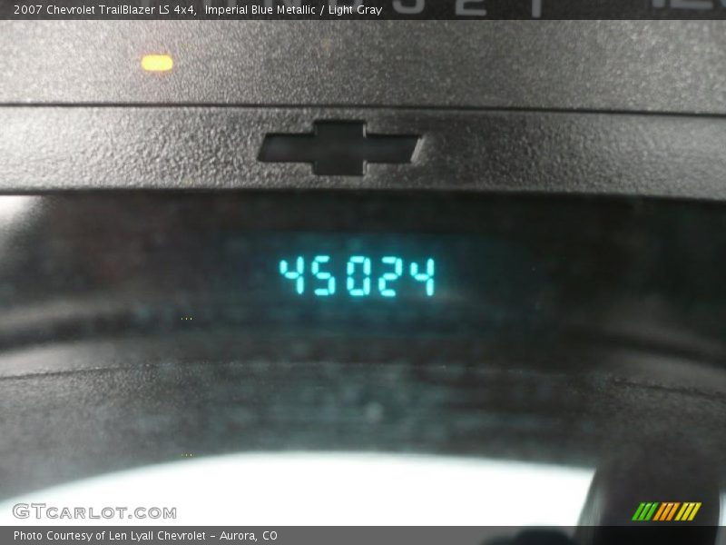 Imperial Blue Metallic / Light Gray 2007 Chevrolet TrailBlazer LS 4x4