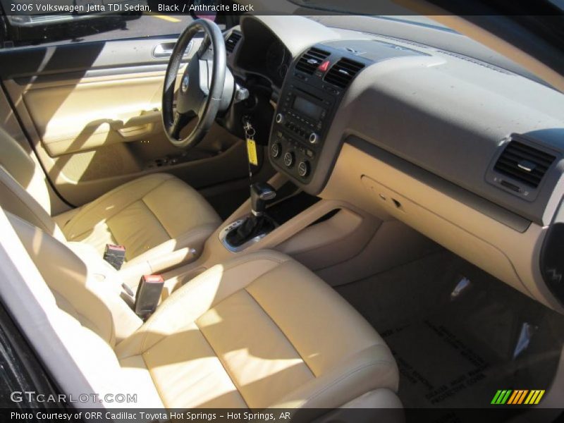  2006 Jetta TDI Sedan Anthracite Black Interior
