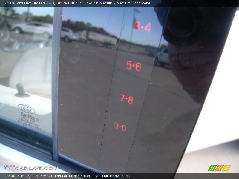 Controls of 2010 Flex Limited AWD