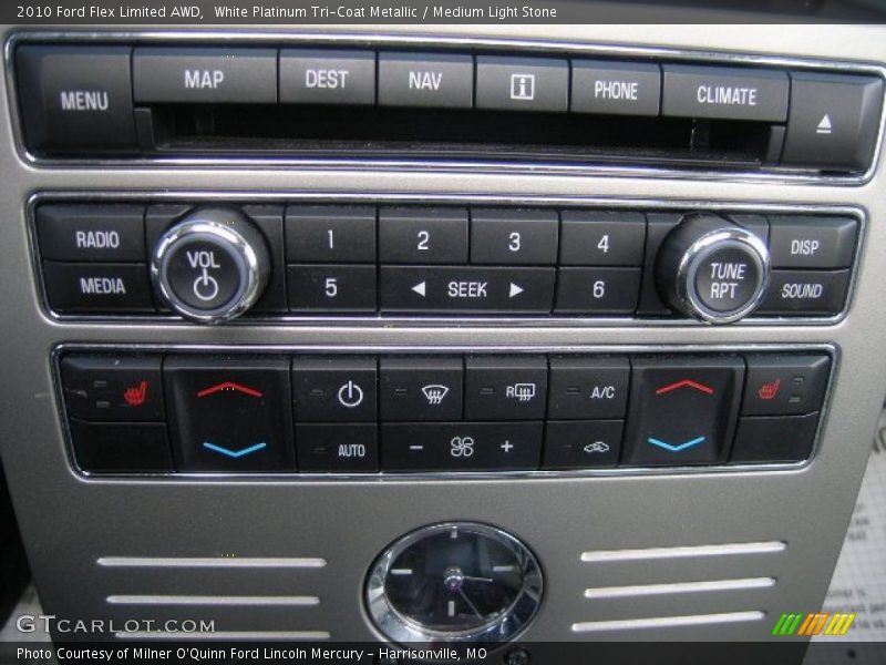Controls of 2010 Flex Limited AWD