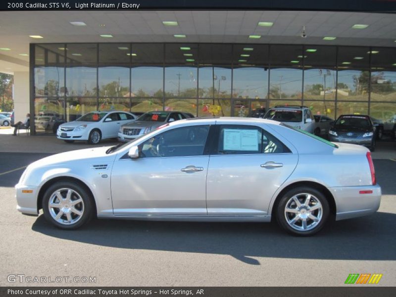 Light Platinum / Ebony 2008 Cadillac STS V6