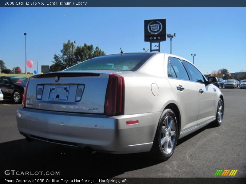 Light Platinum / Ebony 2008 Cadillac STS V6