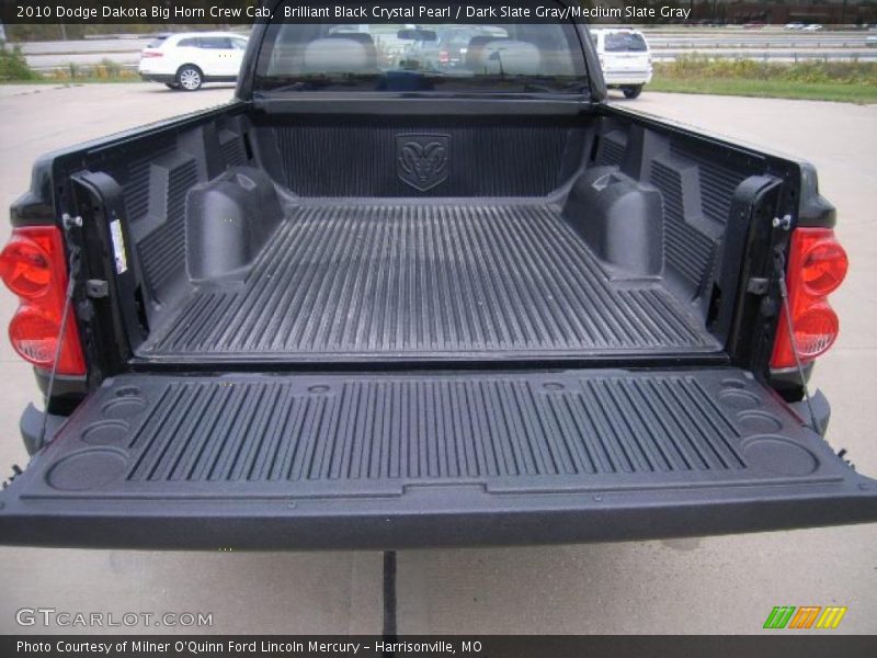 Brilliant Black Crystal Pearl / Dark Slate Gray/Medium Slate Gray 2010 Dodge Dakota Big Horn Crew Cab