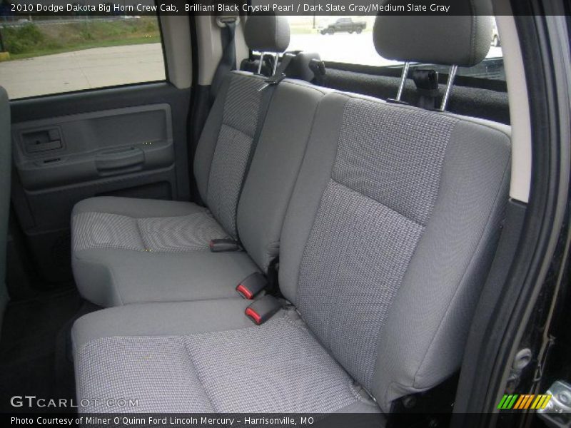  2010 Dakota Big Horn Crew Cab Dark Slate Gray/Medium Slate Gray Interior