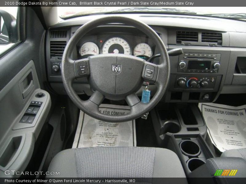  2010 Dakota Big Horn Crew Cab Steering Wheel