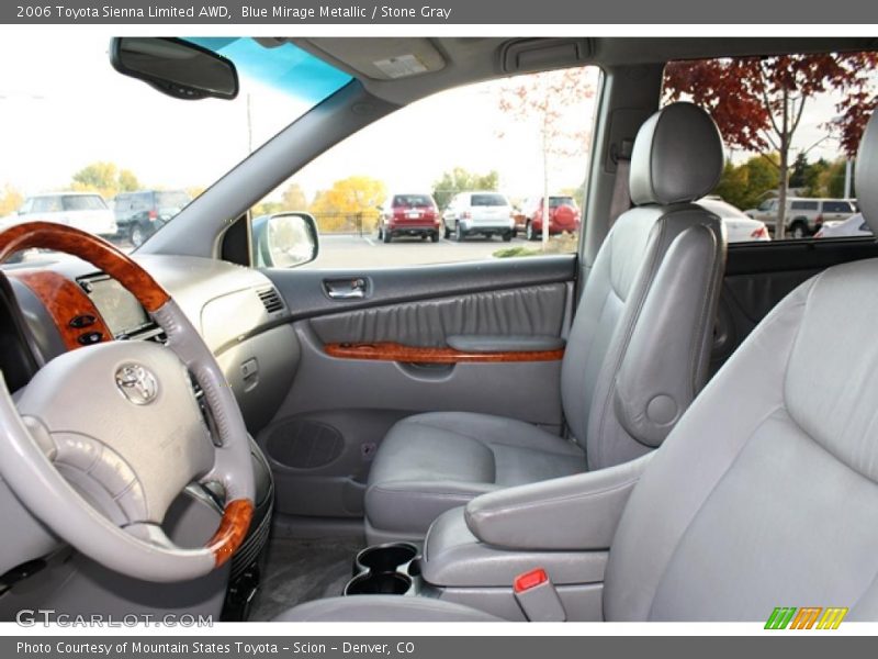 Blue Mirage Metallic / Stone Gray 2006 Toyota Sienna Limited AWD