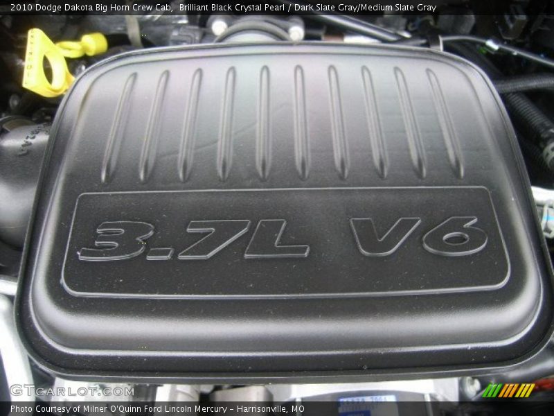 2010 Dakota Big Horn Crew Cab Engine - 3.7 Liter SOHC 12-Valve Magnum V6