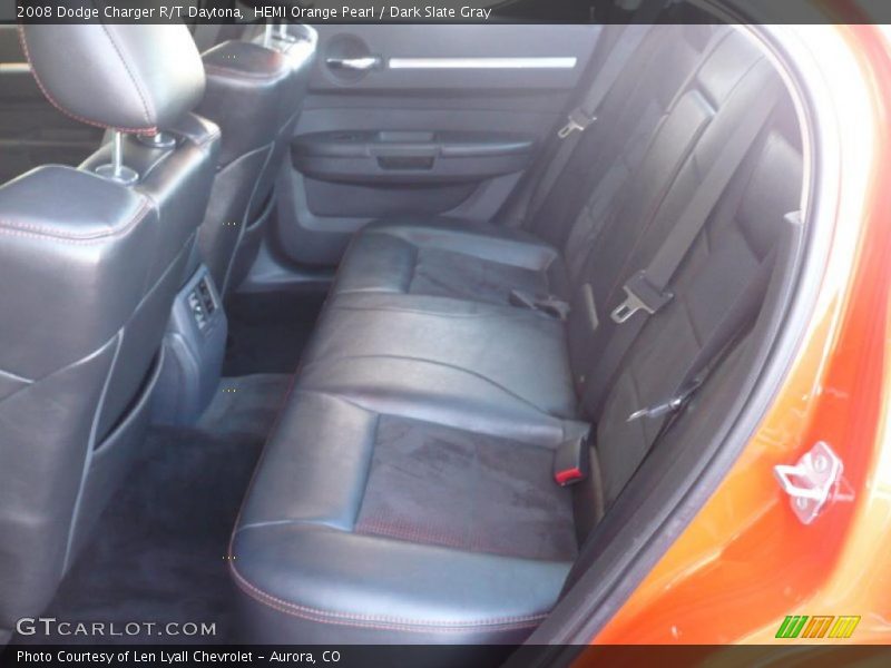 HEMI Orange Pearl / Dark Slate Gray 2008 Dodge Charger R/T Daytona