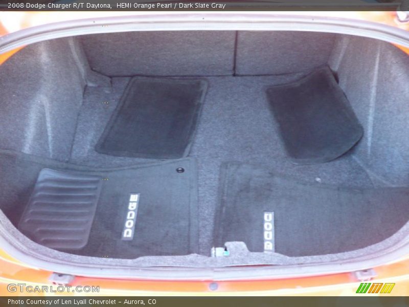 HEMI Orange Pearl / Dark Slate Gray 2008 Dodge Charger R/T Daytona