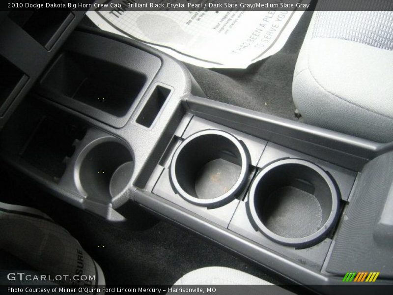 Brilliant Black Crystal Pearl / Dark Slate Gray/Medium Slate Gray 2010 Dodge Dakota Big Horn Crew Cab