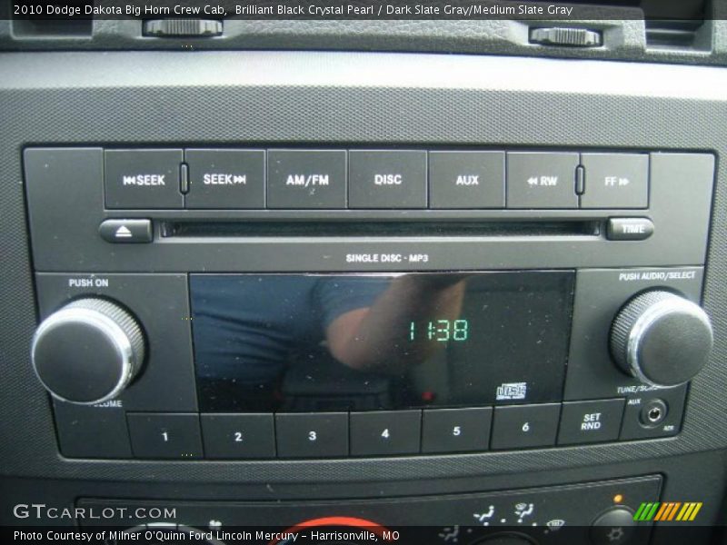 Controls of 2010 Dakota Big Horn Crew Cab